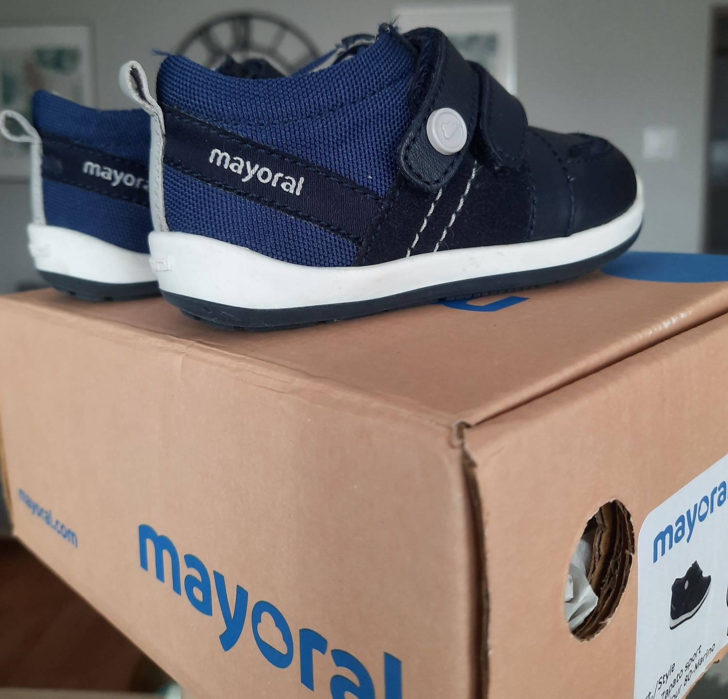 Mayoral * buty skórzane chłopięce, stan idealny r.19