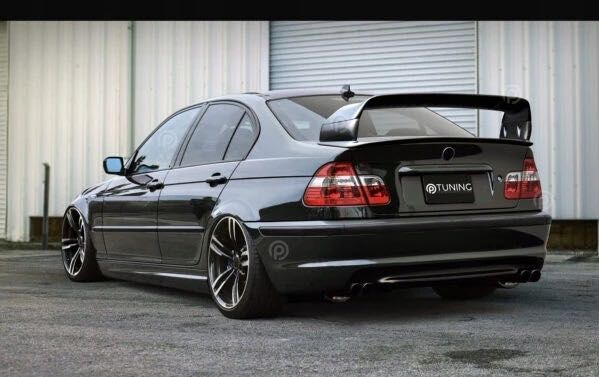 Спойлер BMW E46 накладка на багажник ляду бленда антикрыло Е46 лавка