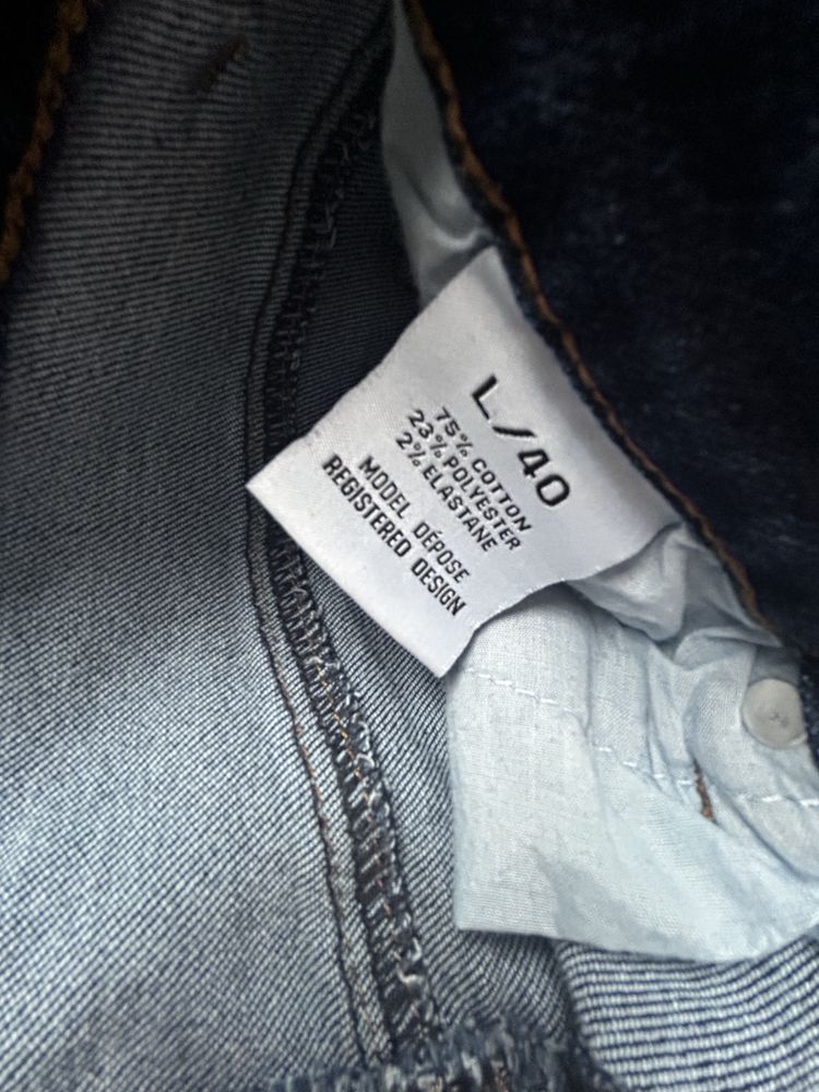 Spodnie jeansy rurki nowe 40 L goodies wysoki stan