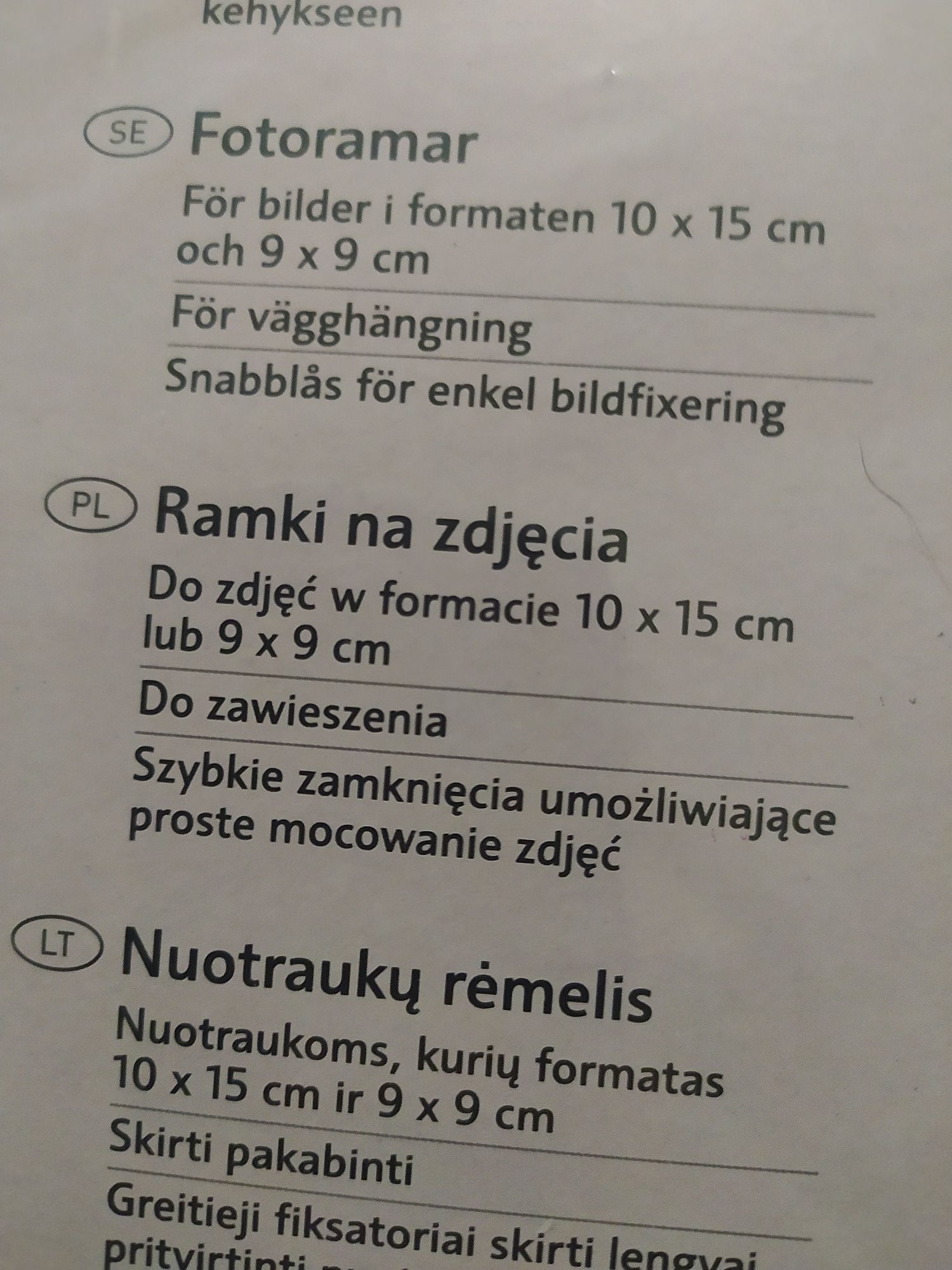 Ramka na zdjęcia multiramka