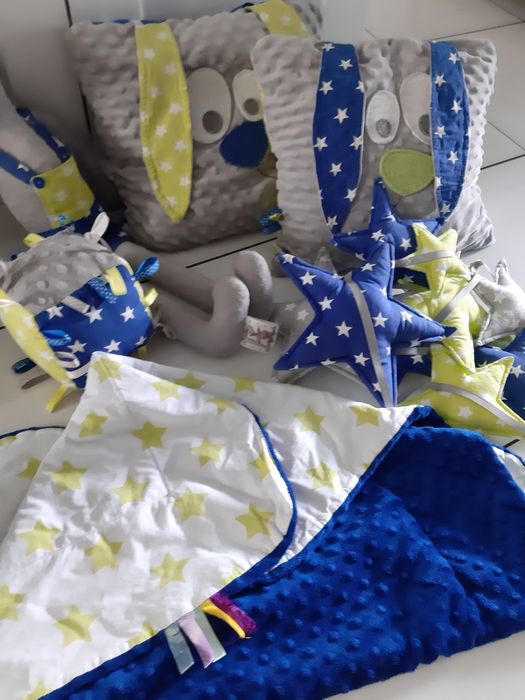 Kocyk niemowlęcy, zestaw dekoracji do pokoju niemowlaka