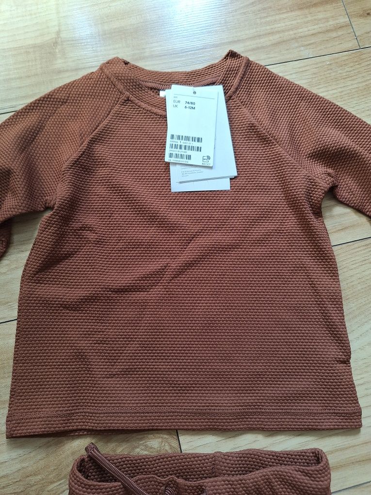 Strój kąpielowy kostium niemowlęcy rozm 74-80 H&M UPF50