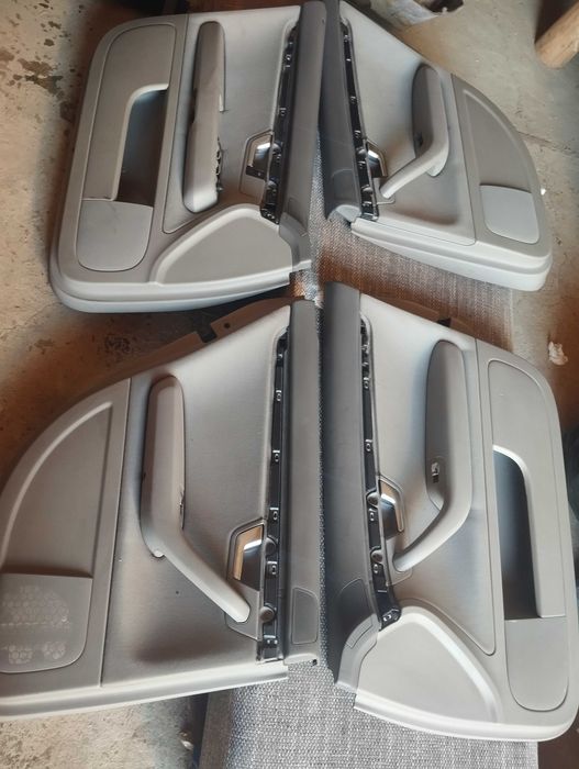 Fotele Audi A4 B7 cały komplet szare zadbane +środek,boczki ,tunel,itp