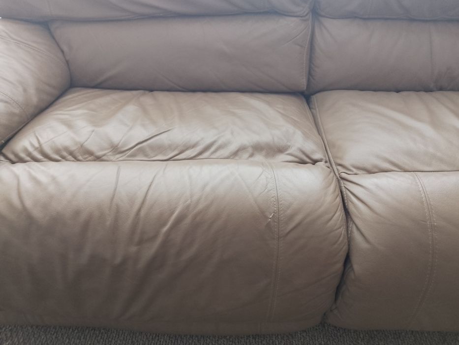 Narożnik z f relaks Skóra naturalna