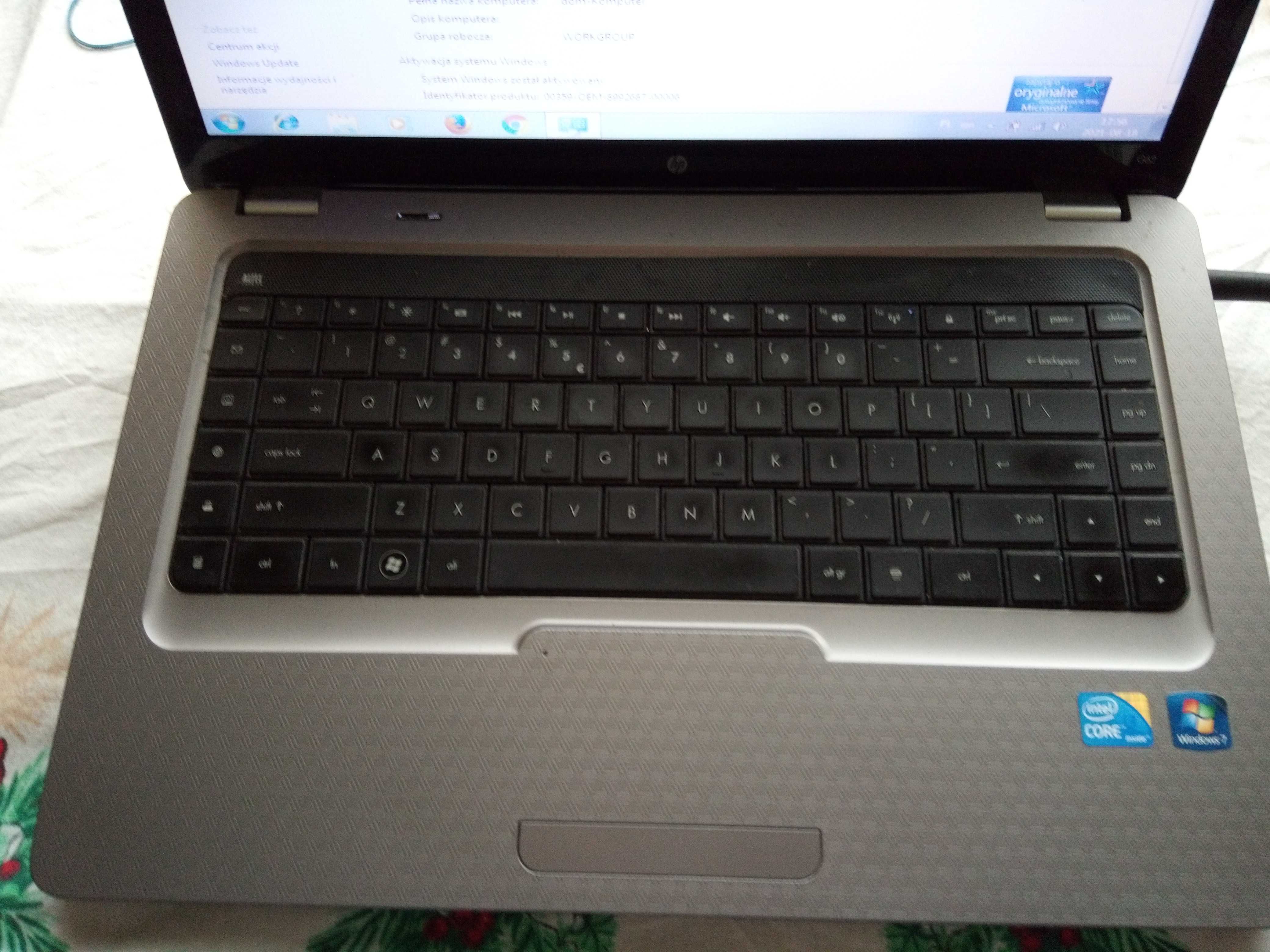 laptop hp g 62 intel core 3