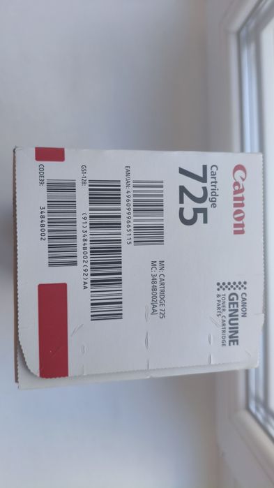 Оригінальний картридж Canon 725 NEW