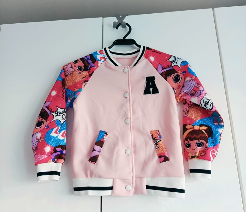 Nowa przepiękna kurtka bejsbolówka lol 116 120 cm