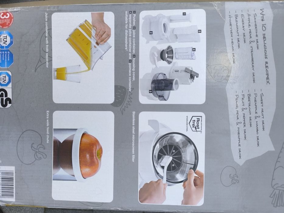 Sokowirówka do owoców i warzyw