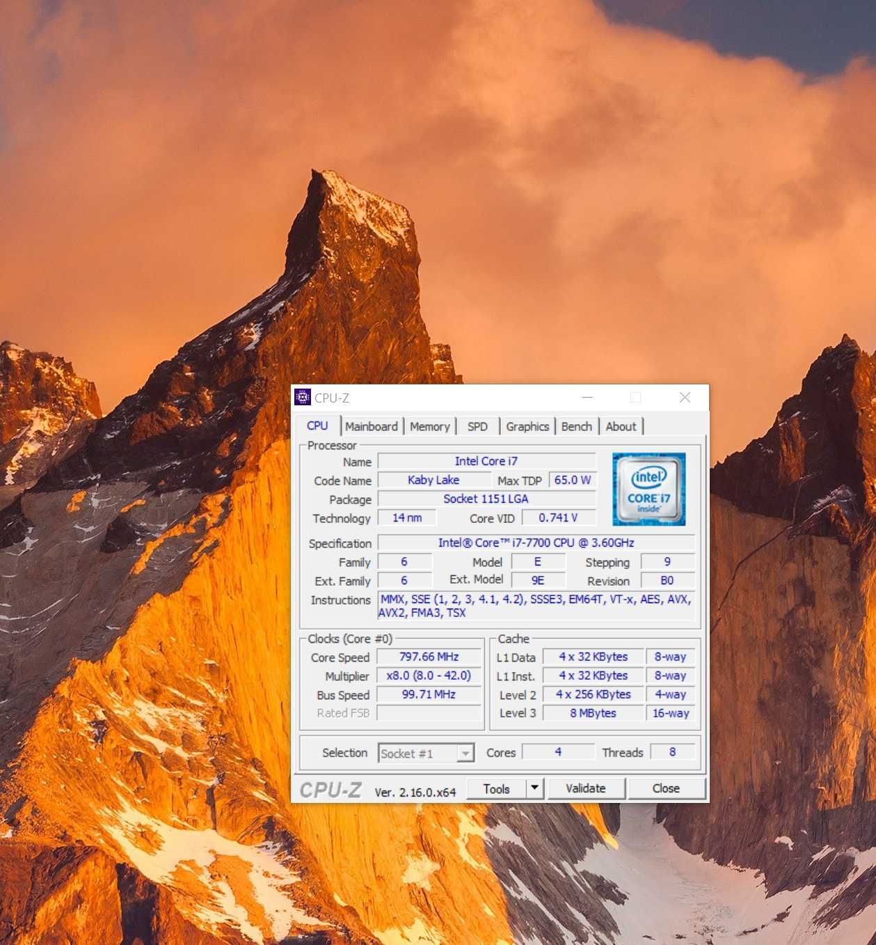 Процесор Intel Core i7-7700 3.60GHz/8MB/s1151