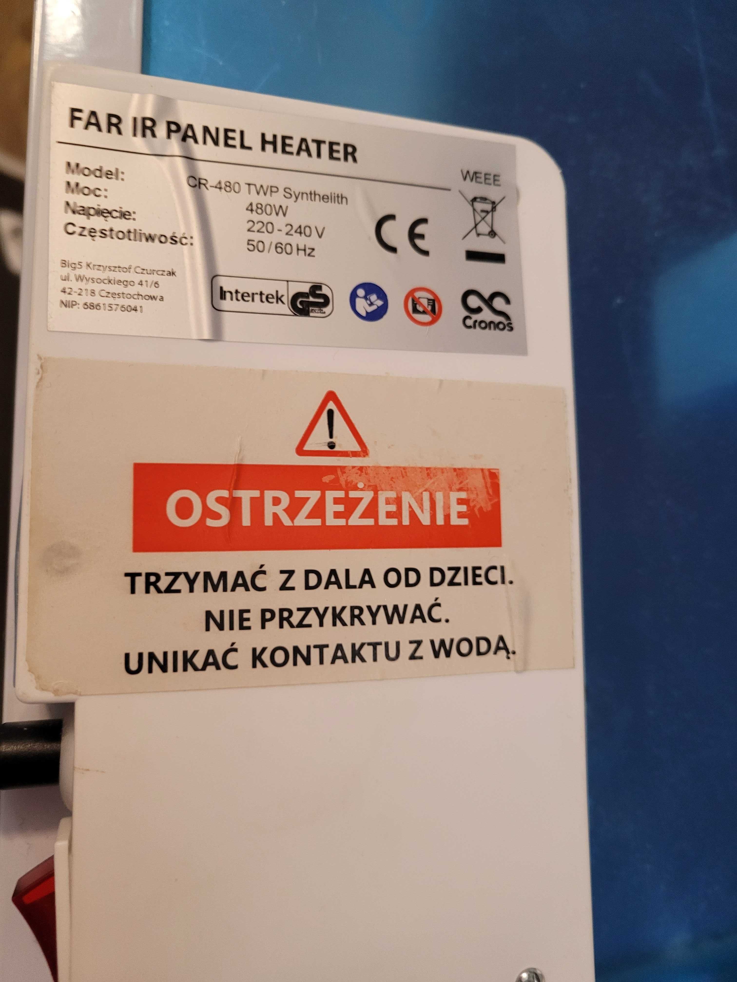 Grzejnik elektryczny Cronos-CR-480TWP(480W)