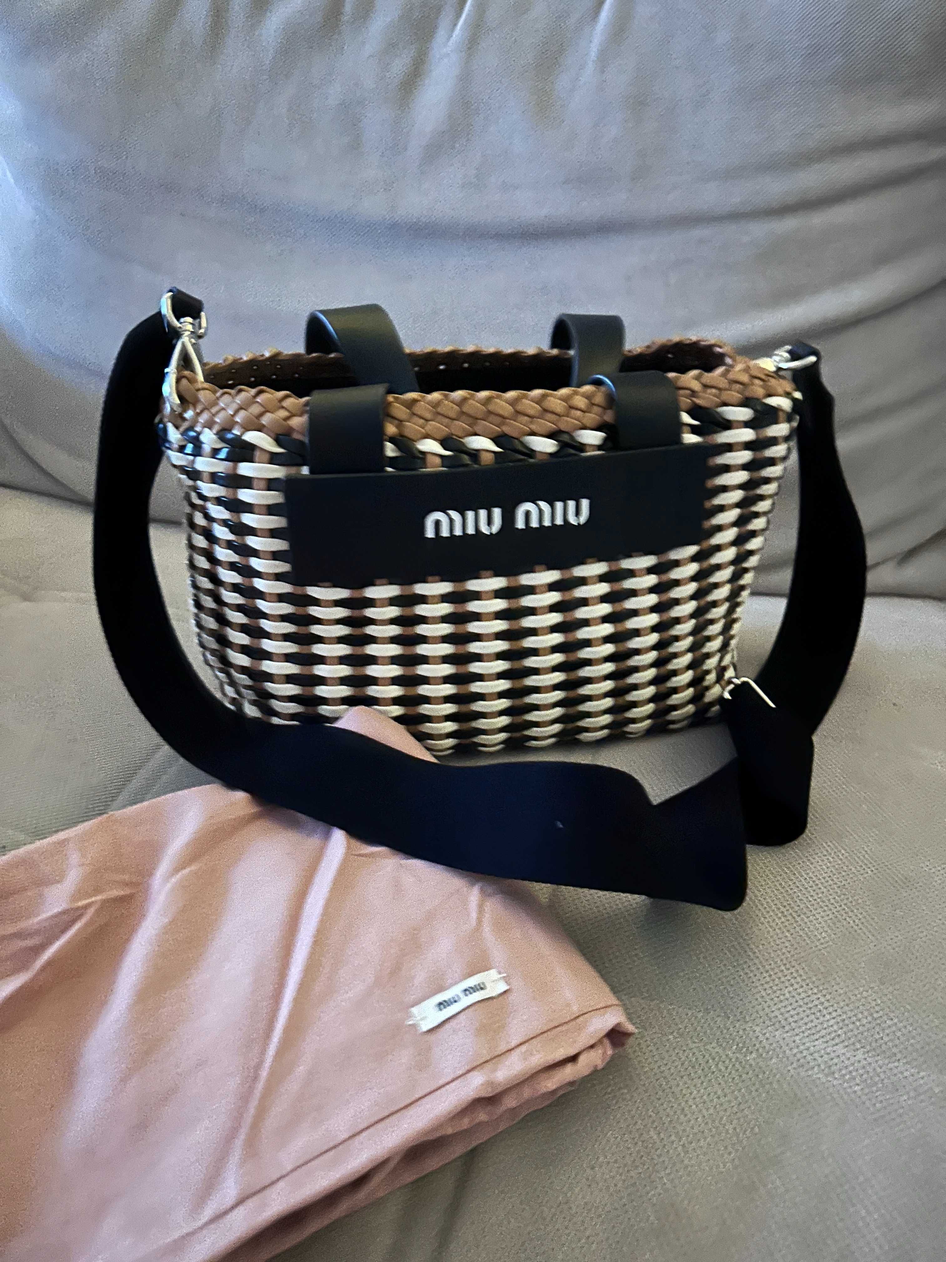 Torebka Miu Miu Woven Bag