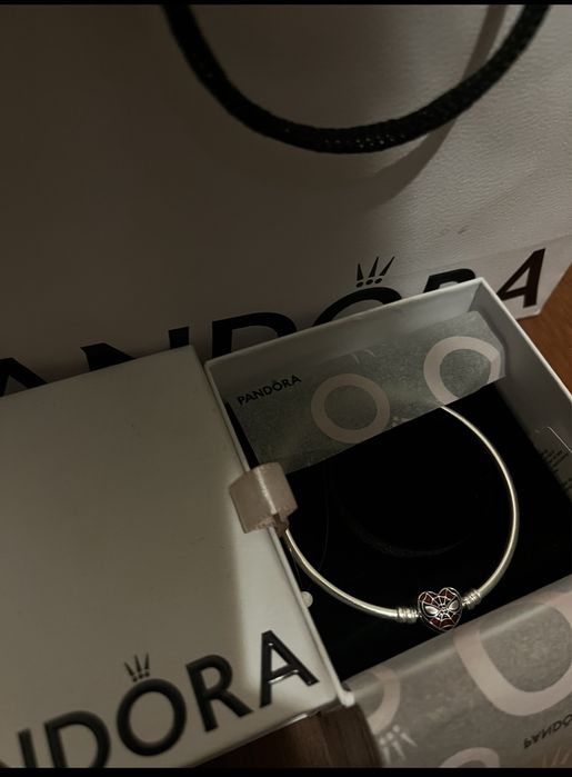 Браслет пандора  "Маска Человека-паука"