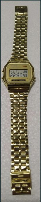 Relógio Casio Dourado A159W - Novo sem uso