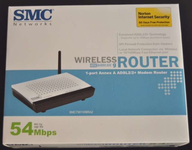 SMC Modem Router Wi Fi - NOVO