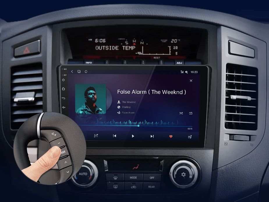 Radio Android do Mitsubishi Pajero 4 V80 V90 od 2006 - 2014, 6GB 128GB