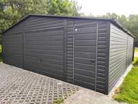 Garaż blaszany 7x5, 6x5,8 na zgłoszenie blaszak 35m2, antracyt, biały,