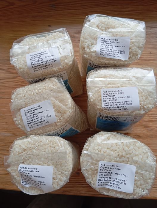 Ryż do sushi BIO 6x500g