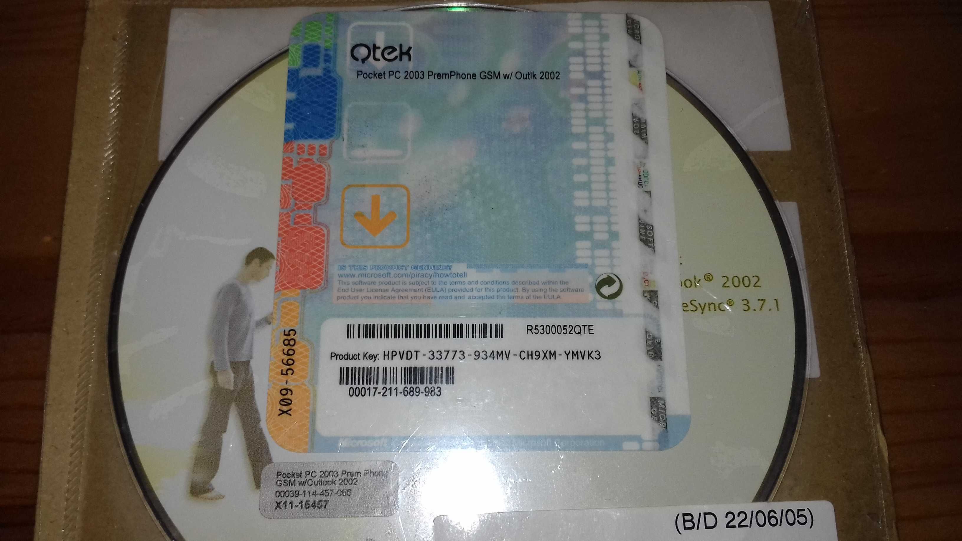 Software em CD para QTEK (Novo)