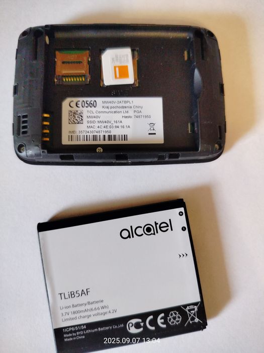 Router na kartę SIM LTE 4G przenośne na baterie mały dobryzasięg modem