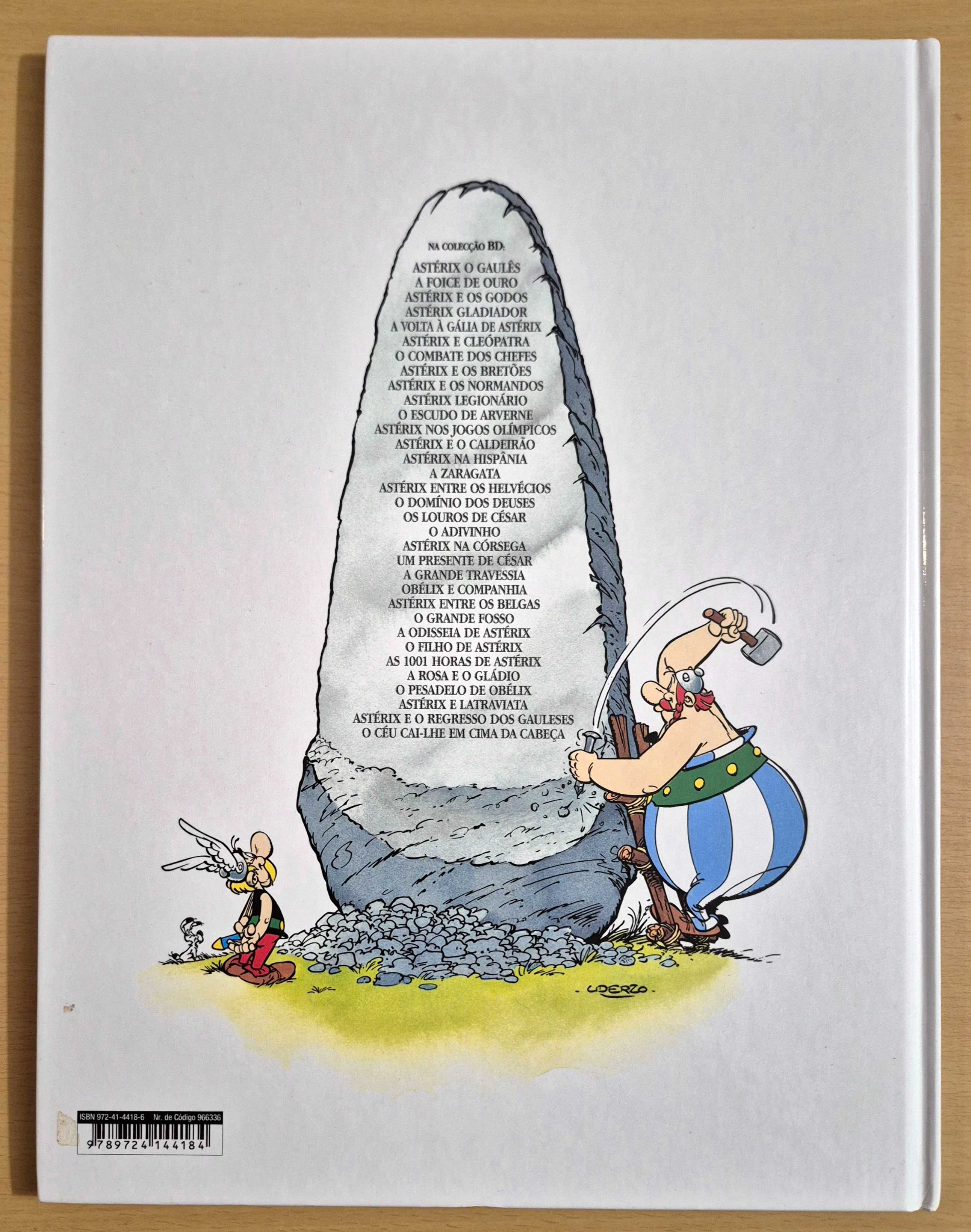 Livro Astérix O céu cai-lhe em cima da cabeça 33