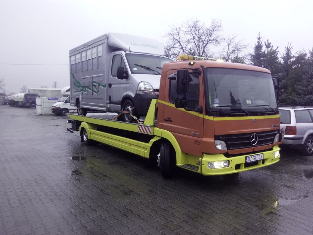 Pomoc drogowa laweta WROCŁAW A4 S8 S5 MOP transport holowanie