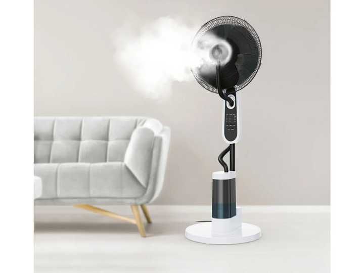 Вентилятор на підставці Silvercrest SSVS 85 B2 з функцією розпилення