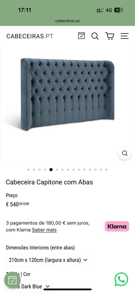 Cabeceira Capitone + Sommier 180x200