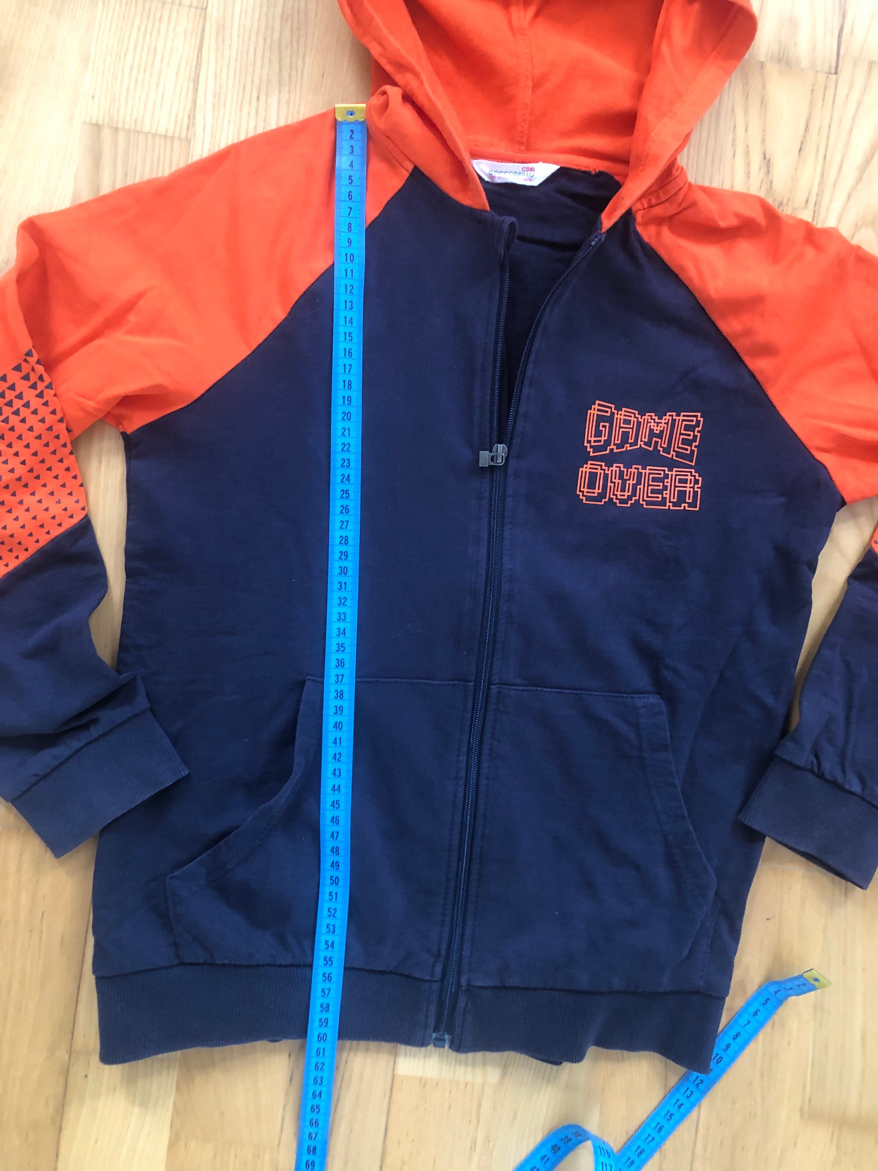 Bluza rozpinana z kapturem, Coccodrillo, rozm. 158