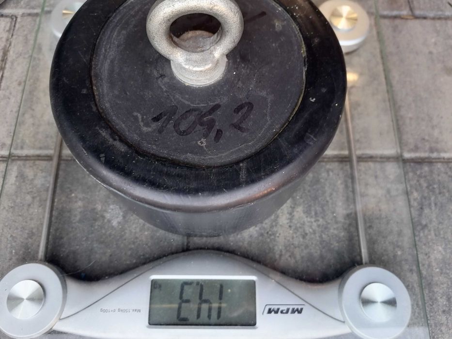 Kotwice ciężarki ogumowane do łodzi pontonu 14,300kg i inne.