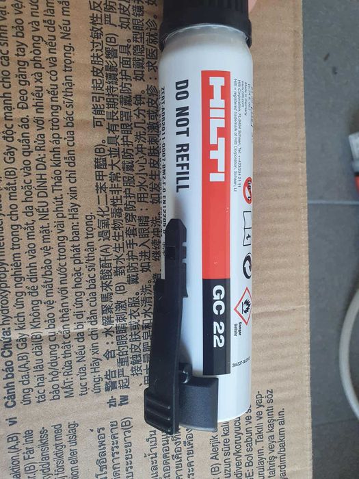 Gaz Hilti GC22 do osadzaka gazowego Hilti GX 120 gwoździarki