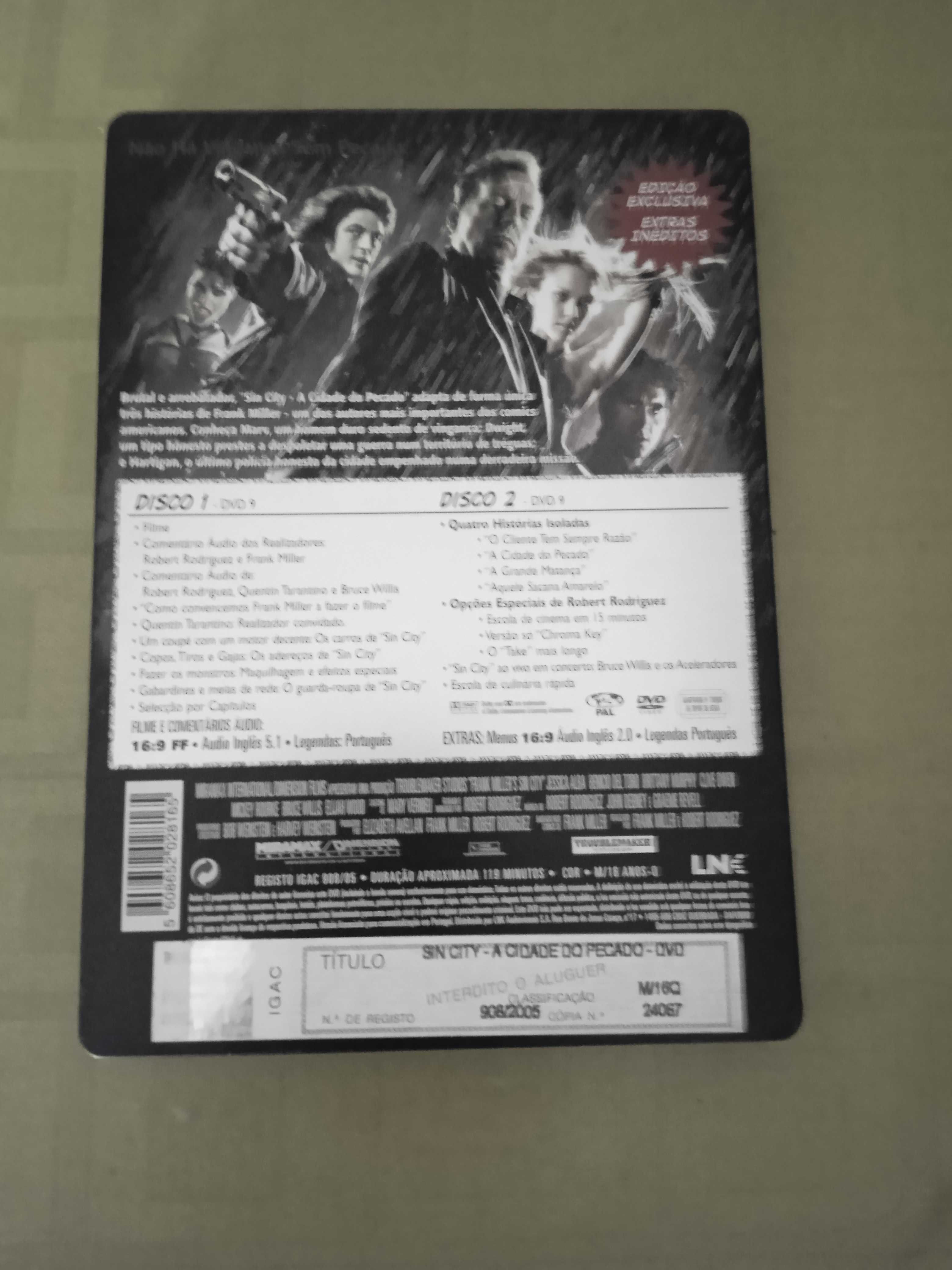 Sin City " A cidade do pecado" Edição colecionador.