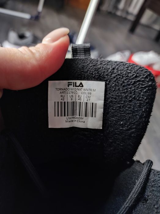 Чоловічі черевики низькі Fila Tornado Mid NXT Wtr