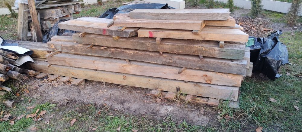 Krokwizna dachowa, belki.