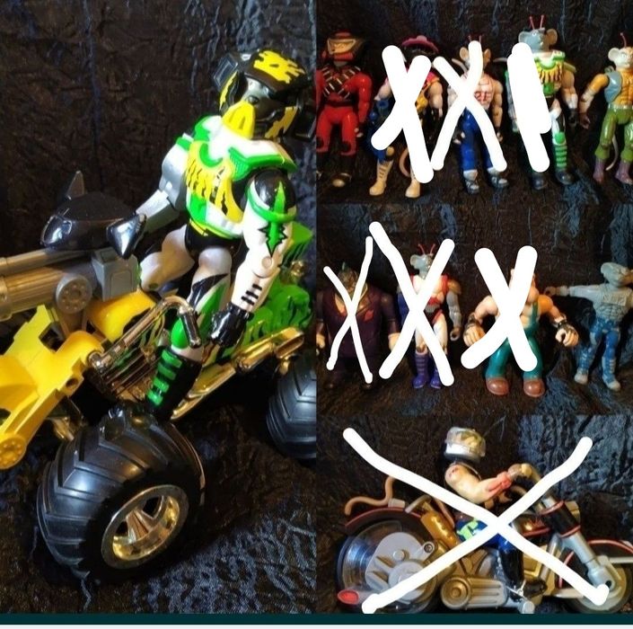 Figuras Acção He-Man TMNT Power Rangers Moto Ratos Transformers