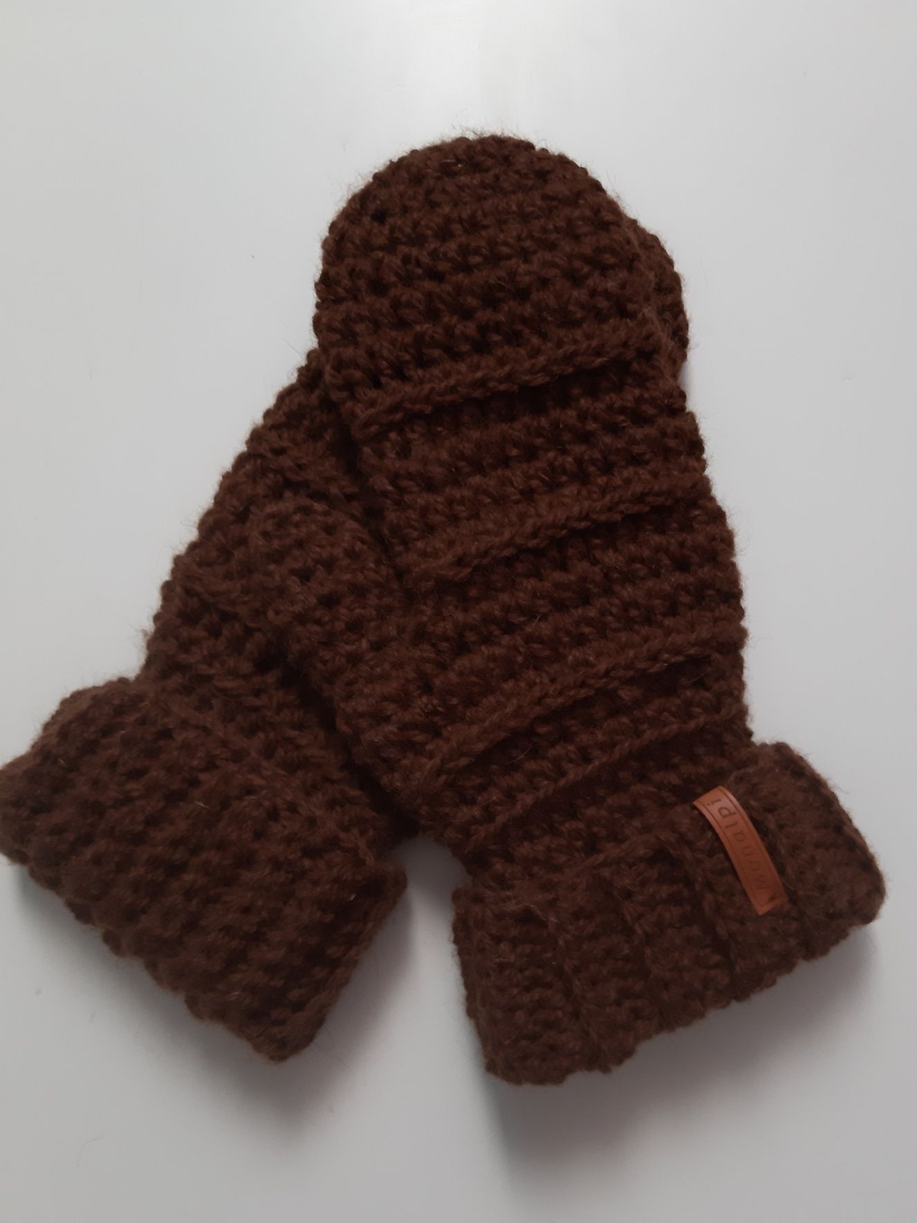 Rękawiczki z wełny 100% alpaka handmade Monalpi