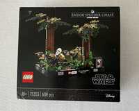 Puste pudełko po zestawie Lego Star Wars 75353 - Diorama - Pościg na..