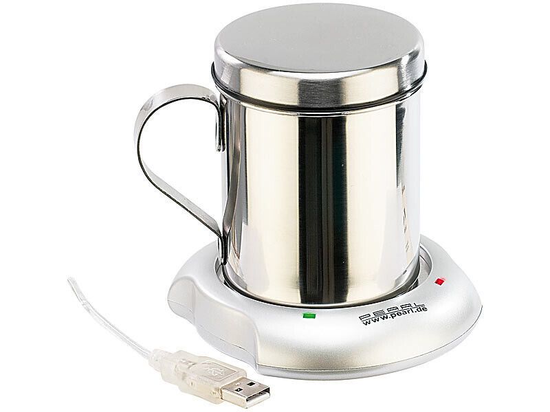 ‼️ Stalowy Kubek 200ml + Podgrzewacz Elektryczny do Kawy Herbaty mleka