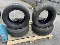 4 pneus (2+2) usados Bridgestone e Fireatone