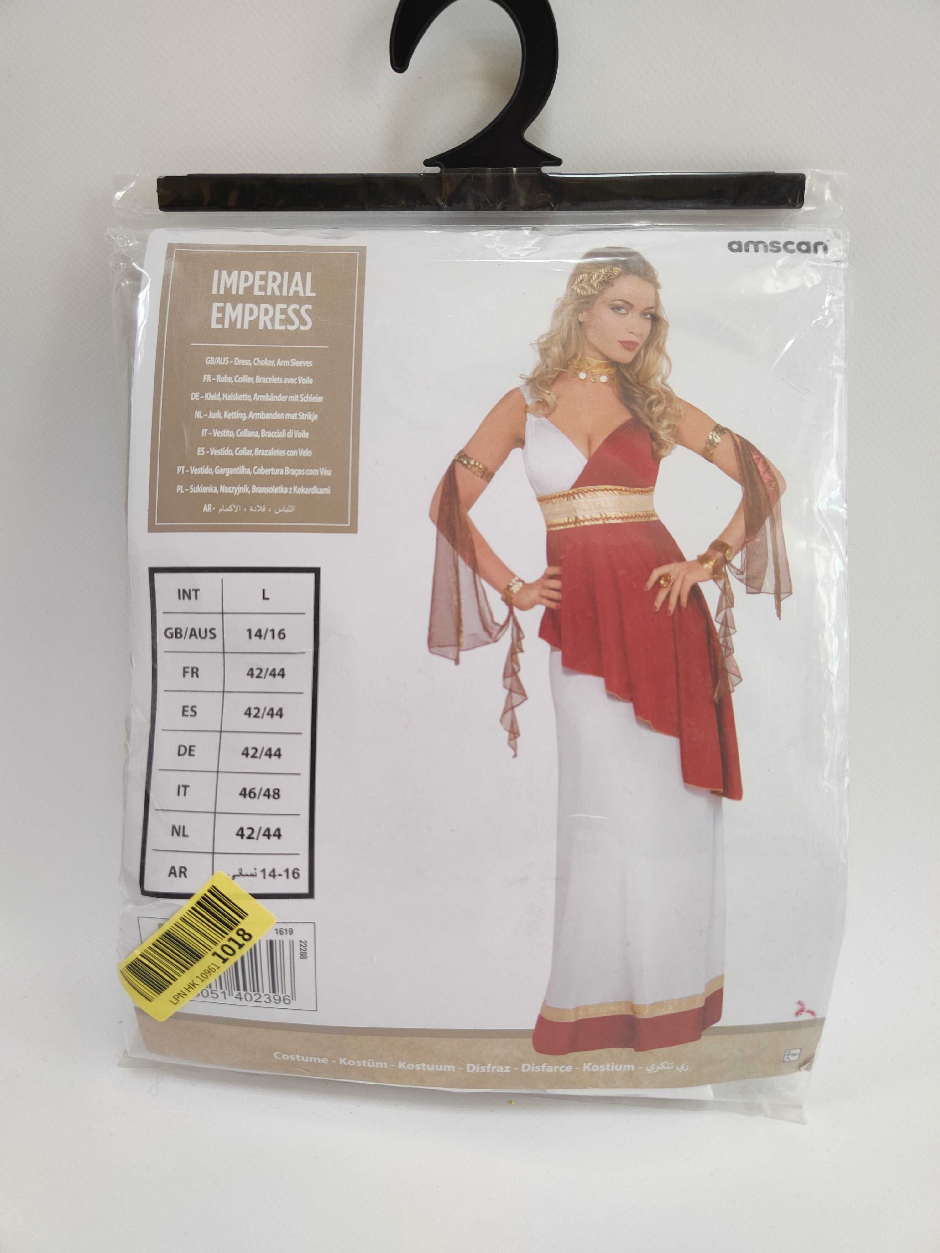 Strój BOGINI AFRODYTA Rzymianka kostium przebranie L 40 185