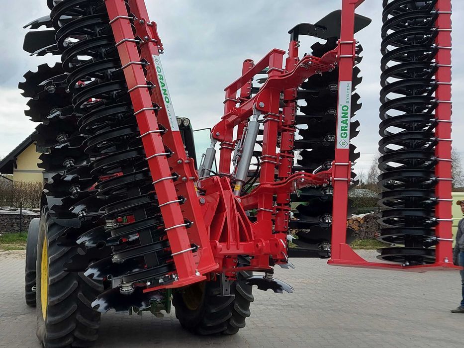 Brona talerzowa hydrauliczna grano 4.5m tornado talerze 560 ofas NOWA