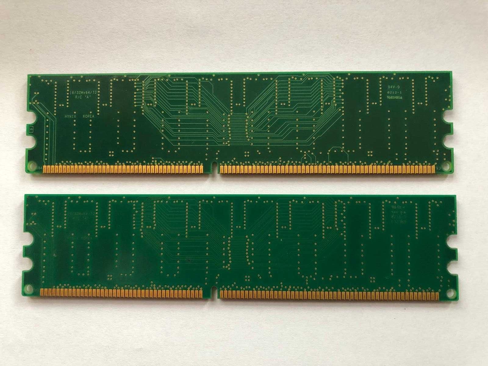 Pamięć RAM 2 Szt. hynix DDR PC 2100U 128MB do komputera stacjonarnego