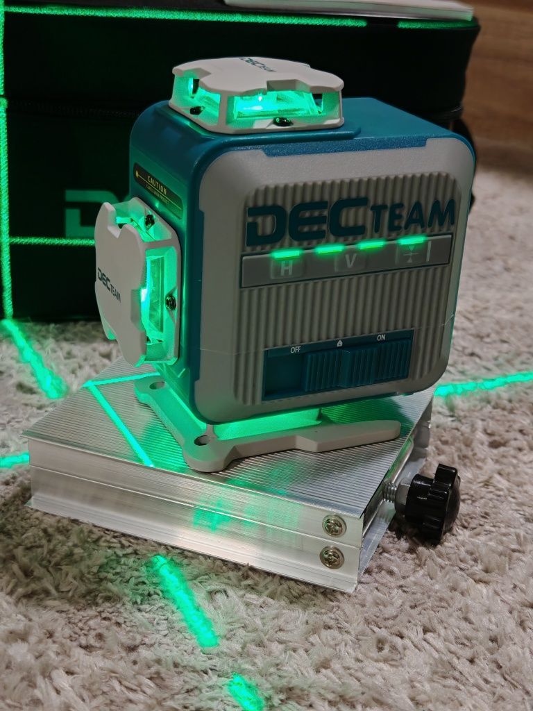 New! DecTeam 4D M04CG 360° 16 ліній,Лазерний рівень,нівелір H