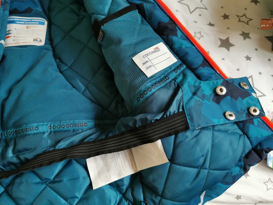 COCCODRILLO ZIMOWA NOWA KURTKA z podszewką z miękkiego polaru ROZM 122