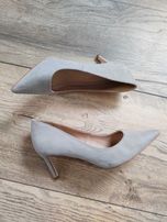 Szare szpilki Asos 35 Stan Idealny