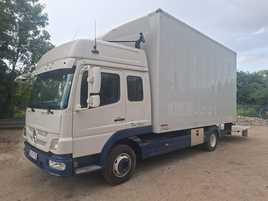 Mercedes Atego 816 kontener winda sypialna kabina webasto klima. 2011
