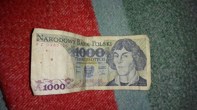 Польский Злотый 1000 Купюра