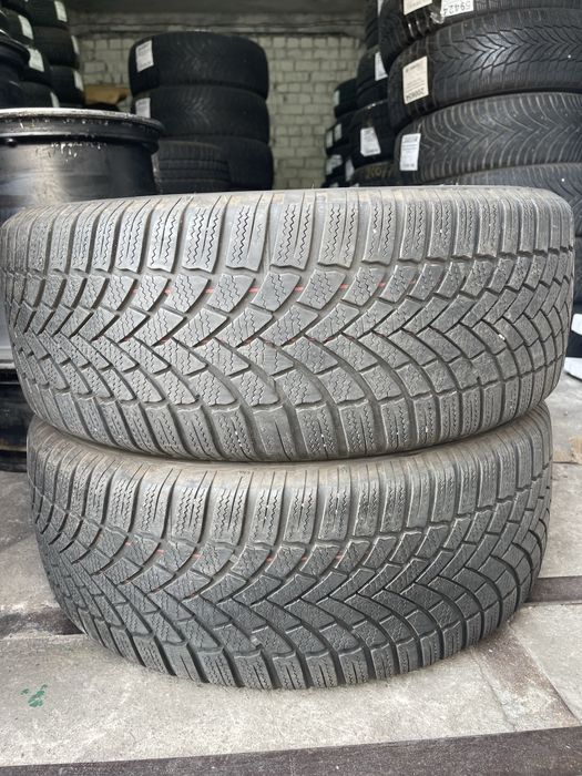 Шины 225/55 R17 Bridgestone б/у пара зима 6,5мм U6