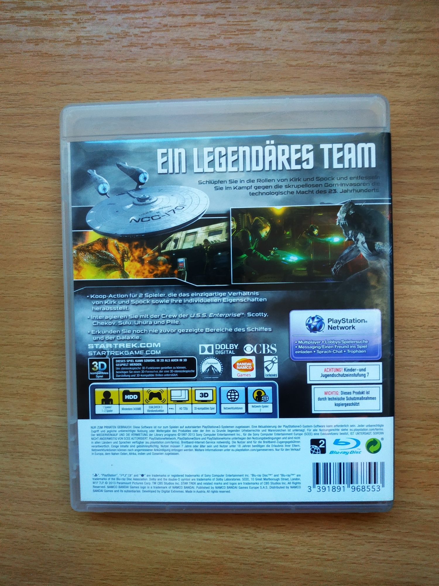 Star trek ps3,#, stan bardzo dobry, wysyłka olx