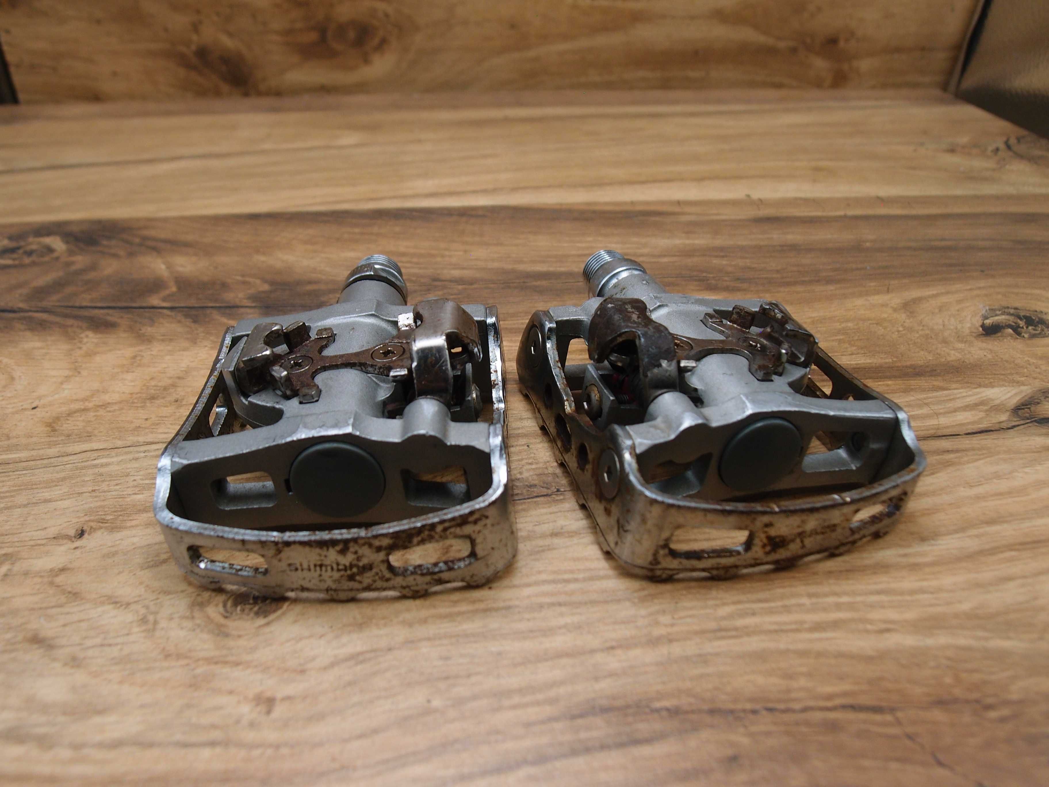 pedały rowerowe Shimano PD-M324 SPD platformowe retro MTB