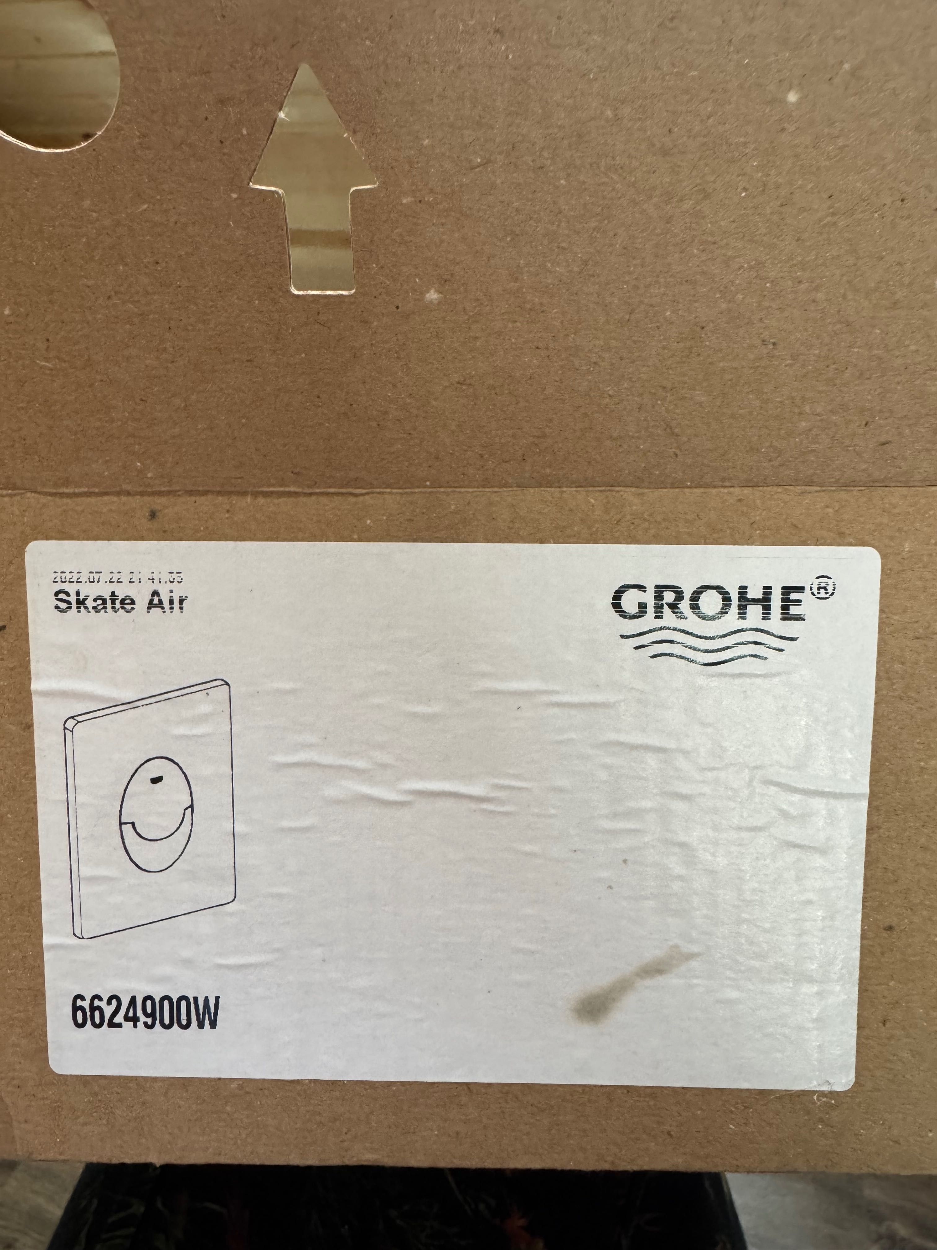 Przycisk Grohe Skate Air srebrny nowy
